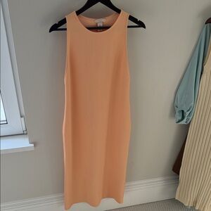 H&M coral Sleeveless midi  Dress
